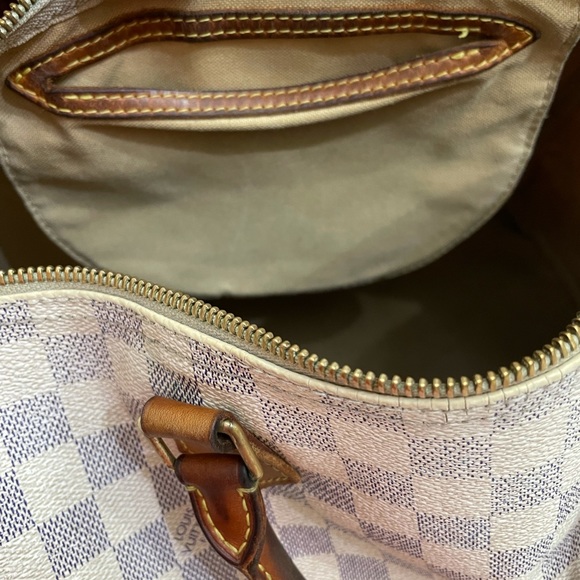 Authentic Louis Vuitton Speedy 30 Damier Azur - Picture 9 of 15